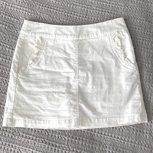 White Skort